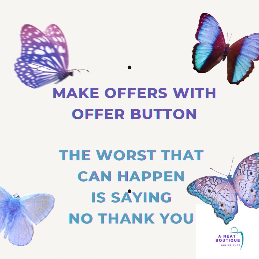 Please  use the offer button when making offers.